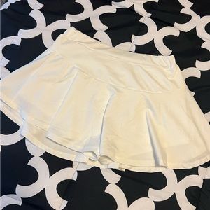White Tennis Skort.
